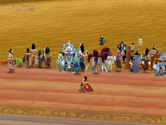 圍觀的玩家很多,大家都期待著活動開始